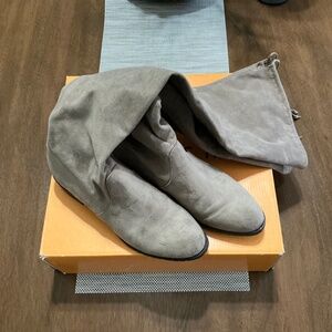 Unisa Taupe Faux Suede Boots